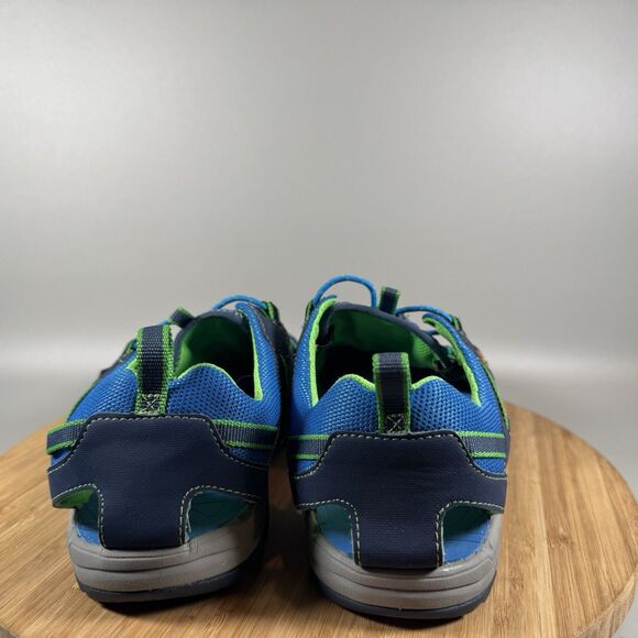 S Teva Manatee Sandals Boys Youth 7 Mesh Blue Enclosed Toe‎ Hiking Youth - Picture 4 of 6